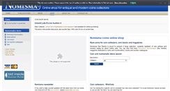Desktop Screenshot of coin-shop.nomismaweb.com